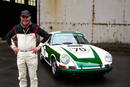 Richard Attwood et la Porsche 911 1965 restaurée par Porsche GB