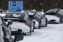 Prototypes de la Porsche 911 2019 en essais