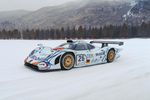 La Porsche 911 GT1 de 1998 en piste à Aspen, Colorado