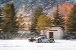 La Porsche 911 GT1 de 1998 en piste à Aspen, Colorado