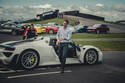 Ingo Vandenberghe et la Porsche 918 Spyder - Crédit photo : Porsche