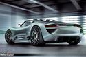 Porsche 918 en approche