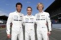 Mark Webber, Timo Bernhard et Brendon Hartley