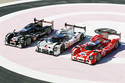 Porsche 919 Hybrid 2015 dans leurs livrées 