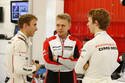Timo Bernhard, Kevin Magnussen et Oliver Turvey - Crédit photo : Porsche