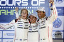 Brendon Hartley, Timo Bernhard et Mark Webber (Porsche Team)