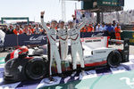 Brendon Hartley, Timo Bernhard, Earl Bamber et la Porsche 919 Hybrid (2017)