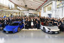 Nouveau cap important dans la production des modèles Lamborghini