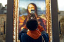 Installation Mona Lisa à Paris - Crédit photo : BMW