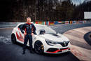 Laurent Hurgon et la Renault Mégane R.S. Trophy-R