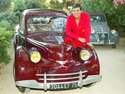 Jean-Pierre Foucault et sa Dyna Panhard (Photo F.Piau)