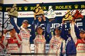 Alex Wurz, Kazuki Nakajima, Nicolas Lapierre et Yoshiaki Konishita (caché)