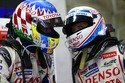 Alexander Wurz et Anthony Davidson