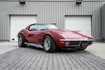 Corvette C3 Big Block Red Burgundy 1970 - Crédit photo: Mercier Automobiles