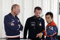 Takuma Sato lors des essais de Magny-Cours