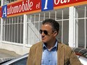 Alesi devant les stands de Reims en 2007