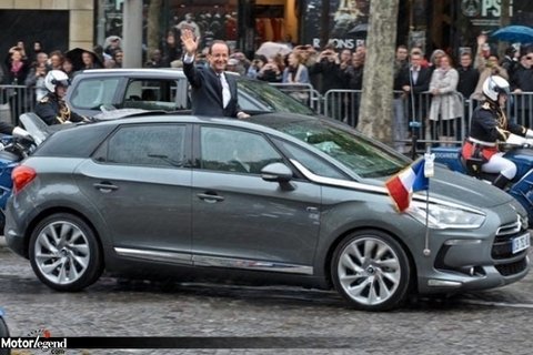 La Citroën DS5 présidentielle au Mondial