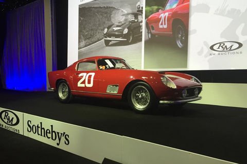 Ferrari brille sur la vente RM Sotheby's de Londres