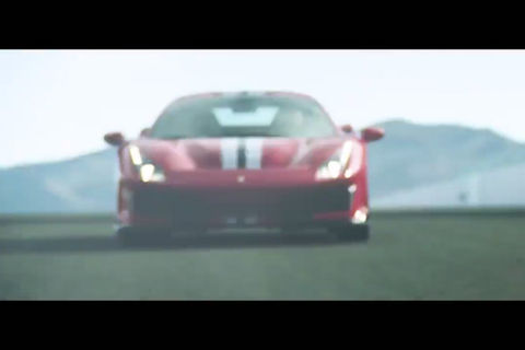 Un teaser vidéo pour la Ferrari 488 Speciale