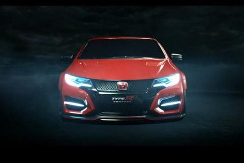 Un clip féroce pour la future Civic Type R