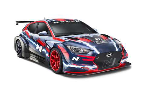 Le Hyundai Veloster N ETCR présenté à Francfort