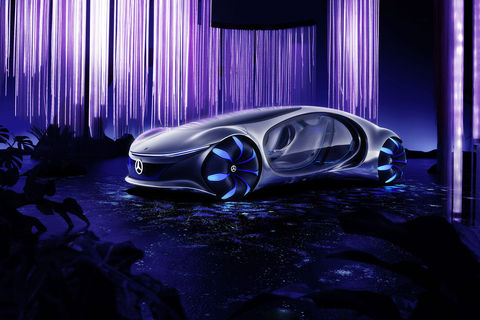 Concept Mercedes VISION AVTR, inspiré du monde d'Avatar