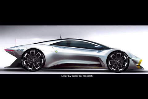 Nouvelle image de la future Supercar électrique de Lister 