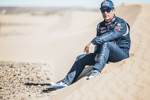 Sébastien Loeb au Dakar avec le Team Peugeot Total