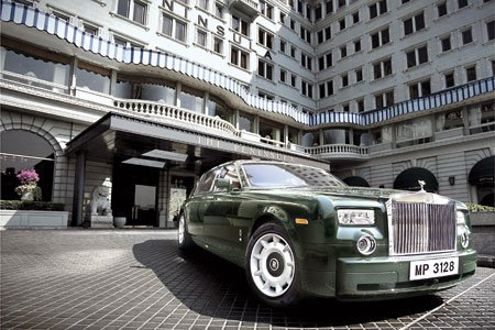 L'hôtel aux 14 Rolls Phantom