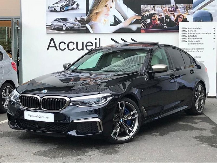 Annonce vendue BMW SERIE 5 G30 Berline M550i xDrive 530 ch berline Noir occasion 109 900 € 8