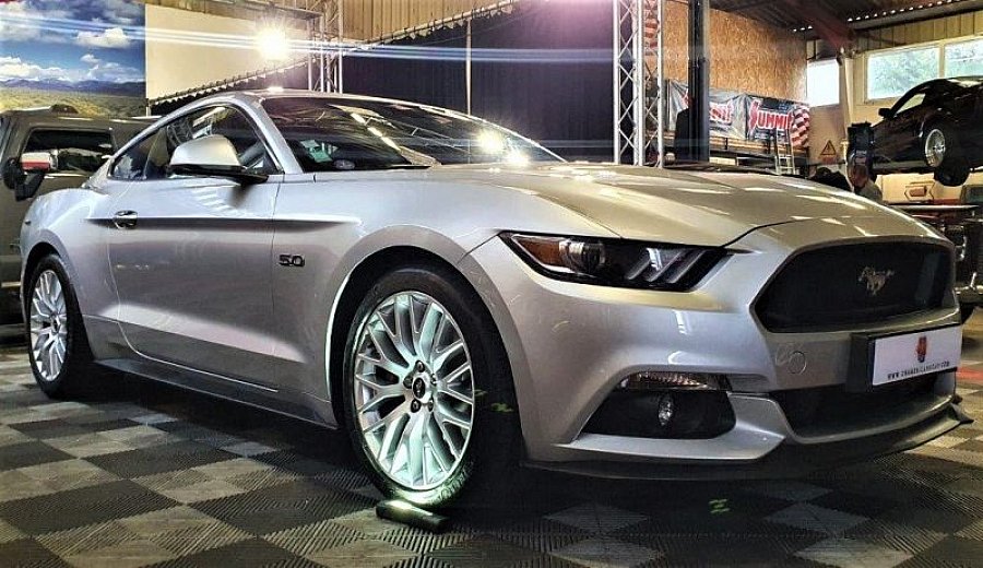 FORD MUSTANG VI (2015 - ...) GT 421 ch Ingot Silver Metallic coupé Argent occasion - 43 500 €, 42 000 km