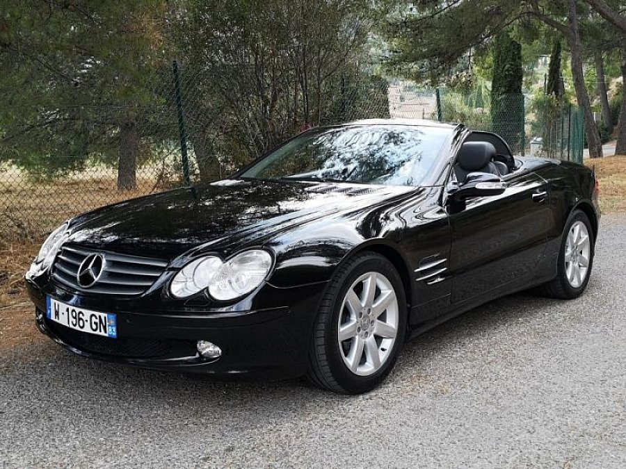 MERCEDES CLASSE SL R230 350 245ch cabriolet Noir occasion 19 900 € 85 000 km vente de