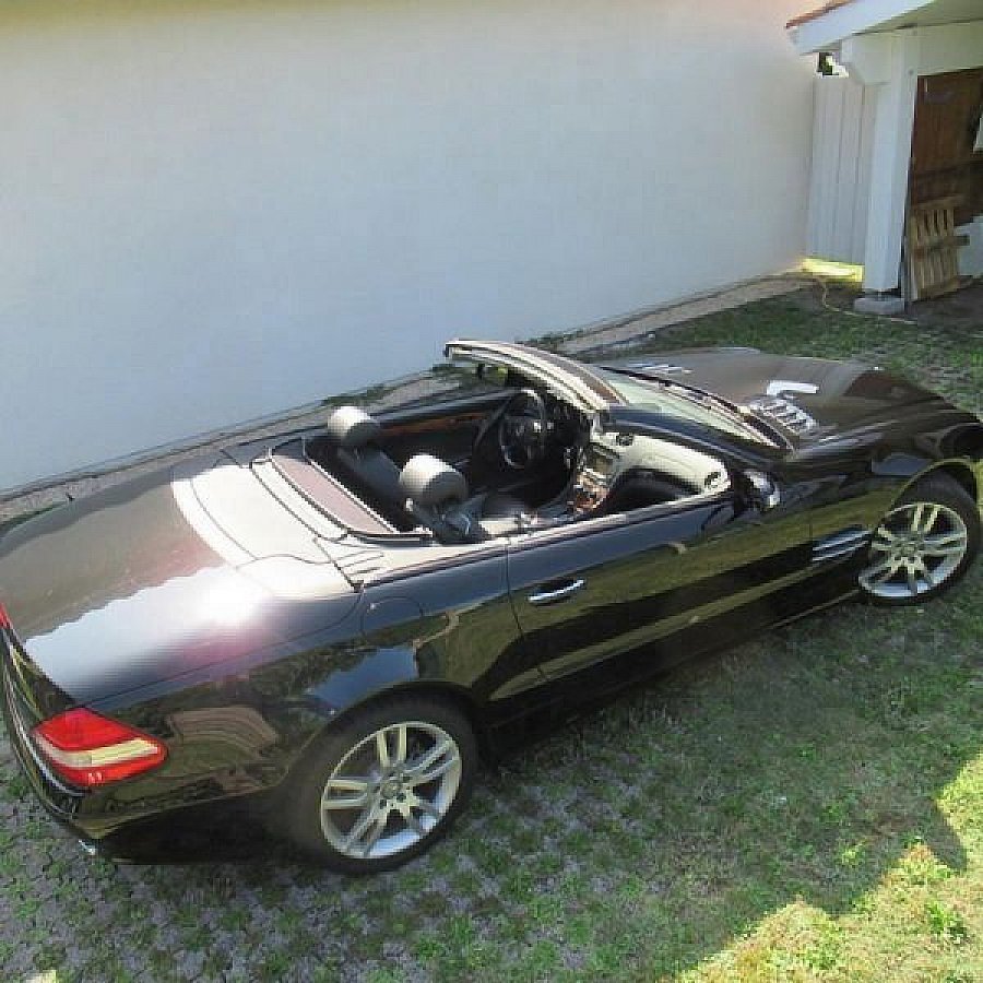 MERCEDES CLASSE SL R230 350 272ch 7G-tronic cabriolet Noir occasion - 22 000 €, 127 000 km