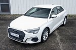 AUDI A3 SPORTBACK 4 35 TFSI 150 ch BUSINESS LINE S TRONIC 7 berline Blanc occasion - 28 900 €, 56 010 km