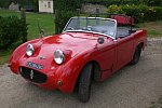 AUSTIN HEALEY SPRITE Mk2 AN6 conduite à droite cabriolet Rouge occasion