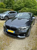 BMW SERIE 1 F40 5 portes 116d 116 ch PACK M SPORT PHASE 2 berline Gris foncé occasion - 17 500 €, 126 000 km