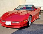 CHEVROLET CORVETTE C4 5.7 V8 (350ci) Pack luxe cabriolet Rouge