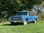 CHEVROLET C10 V8 6.6 400ci Fleetside 1/2 Ton pick-up Bleu