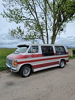 DODGE RAM I van B250 monospace Rouge occasion