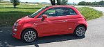 FIAT 500 II C 1.2 69 ch Pack Lounge cabriolet Rouge clair