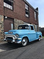 GMC pick-up Bleu