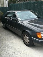 MERCEDES 230 CE (W124) coupé Noir