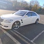 MERCEDES CLASSE S W221 500L Lorinser berline Blanc