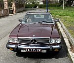 MERCEDES CLASSE SL R107 560 SL cabriolet Rouge foncé