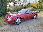 MERCEDES CLASSE SL R129 600 4  PLACES HARD TOP cabriolet Rouge clair