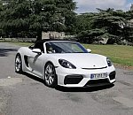 PORSCHE 718 BOXSTER 4.0 420 ch Spyder flat 6 4L 420ch cabriolet Blanc occasion - 129 900 €, 2 150 km