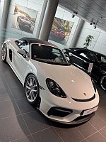 PORSCHE 718 BOXSTER 4.0 420 ch Spyder flat 6 4L 420ch cabriolet Blanc occasion - 129 900 €, 2 150 km