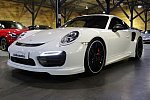 PORSCHE 911 991 Turbo S 3.8 560 ch TECHART 620 ch coupé Blanc occasion - 129 800 €, 69 500 km