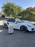 PORSCHE 911 991 Turbo S 3.8 560 ch cabriolet Blanc