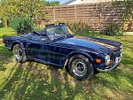 TRIUMPH TR6 PI 2.5l 150ch Overdrive cabriolet Bleu foncé occasion